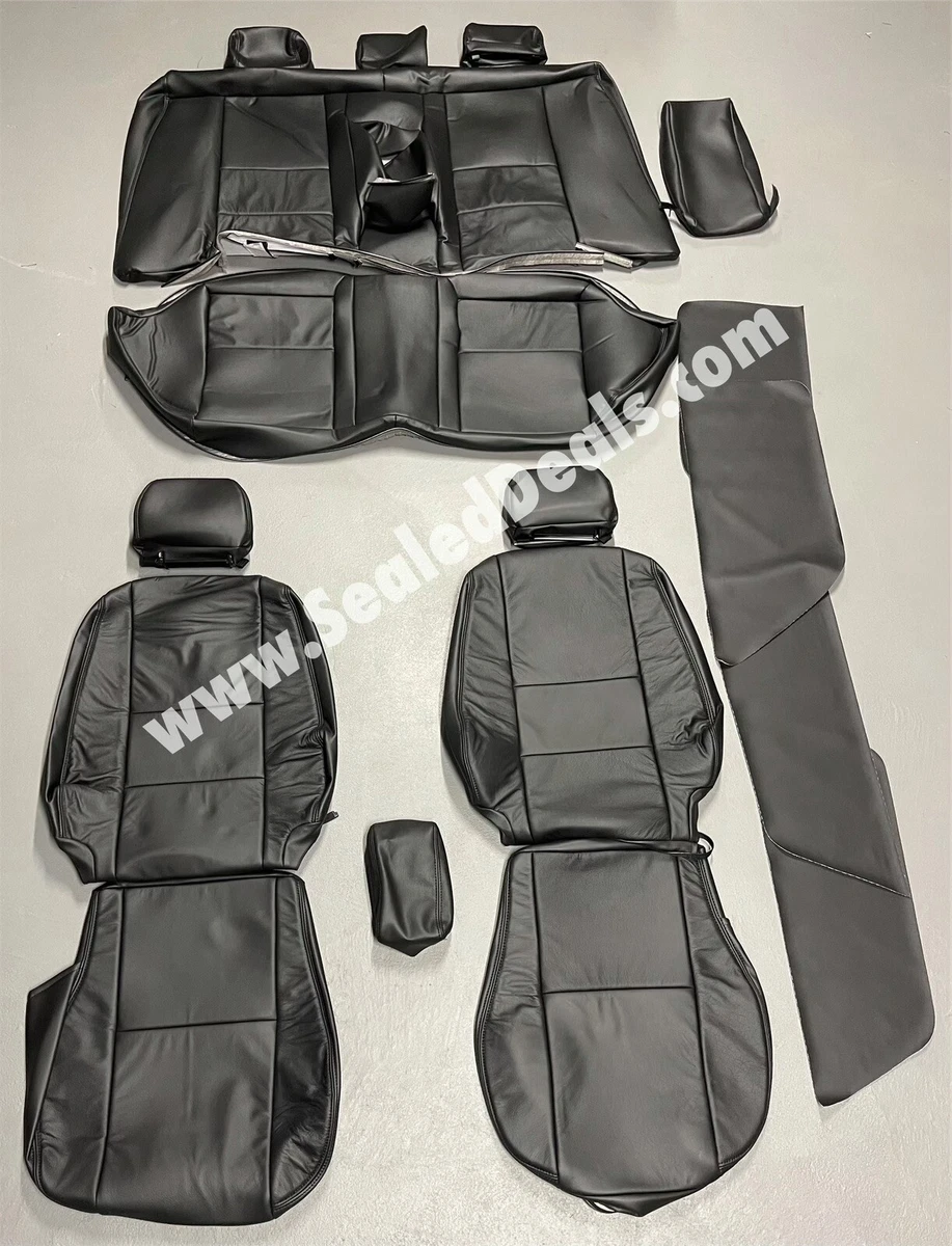 Custom Lexus IS300 Black Leather Seat Covers Upgrade Replacement