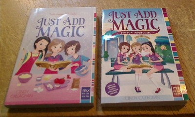 LIKE NEW - Just Add Magic LOT 1 & 2 by Cindy Callaghan - Potion Problems-pb