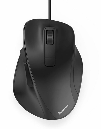 Hama MC-500 Wired Optical 6-Button Mouse, 1.8M Cable in black #182612 (UK Stock) - Picture 18 of 24