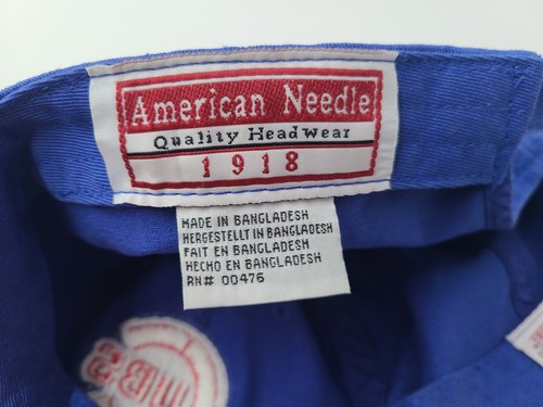 Chicago Cubs American Needle Cooperstown Collection Strapback Hat Cap Blue Red - 第 11/13 張圖片