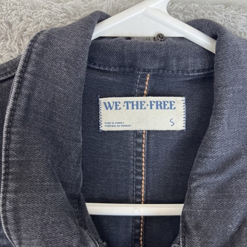 WE THE FREE Jayde Flare Jumpsuit Women's Size S Blue-Read Description! Very Tall - Picture 2 of 23