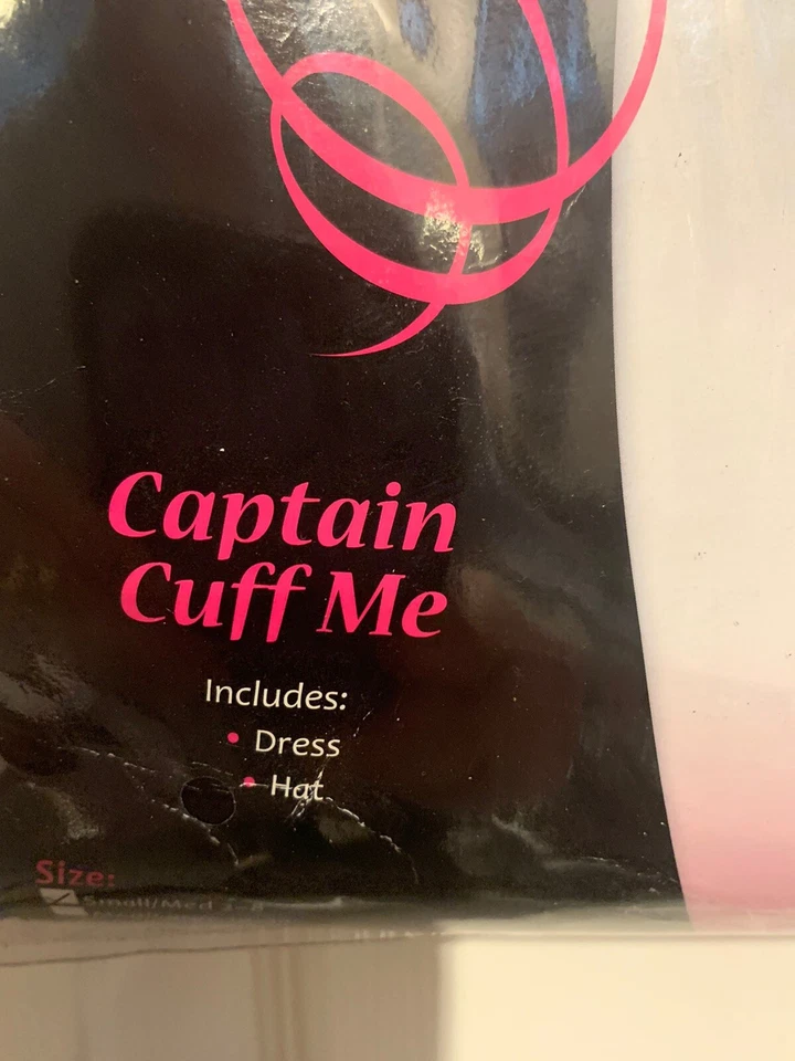 NUEVO SIN ETIQUETAS Captain Cuff Me Sexy Policía Oficial Adulto Talla S/M 2-8 Vestido y Sombrero Azul Foto 3 de 4