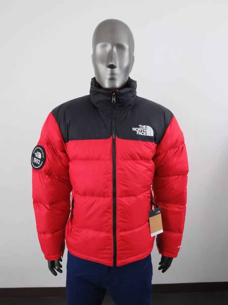 Mens The North Face 1992 92 Retro Nuptse 700-Down Insulated Jacket - TNF Red