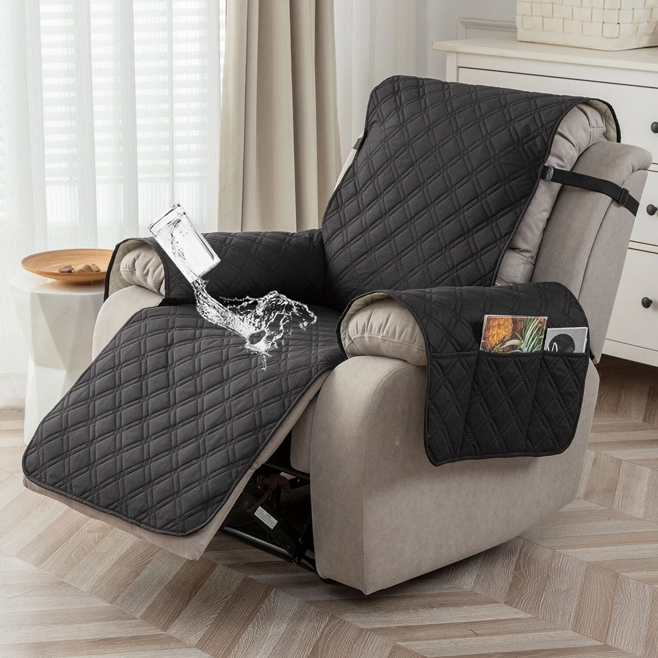 100% Waterproof Recliner Chair Cover Non Slip Recliner Covers for Recliner Chair - Image 3 of 4