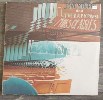 Joni Mitchell and the L.A. Express - Miles of Aisles -   2 LP  GAT -     VG+/VG