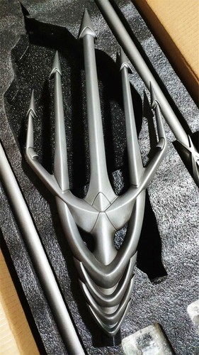 Trident Aquaman 1:1 Steel Alloy 210cm Replica Model Silver Prop Collection Gift - Picture 9 of 13