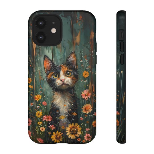 For iPhone | Samsung Galaxy | Pixel Phone Case - Calico Cat Flowers Pastel - 第 113/256 張圖片