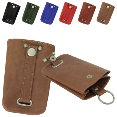 Branco Leder Schlüsselglocke Schlüsseltasche Schlüsseletui Auto Etui Tasche  013