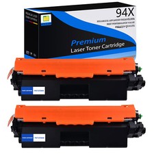2 PACK 94X CF294X Toner Cartridge Compatible with HP 94X LaserJet M148fdw M148dw