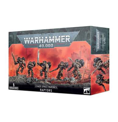 Warhammer 40K Chaos Space Marines Raptors Warp Talons New 40,000