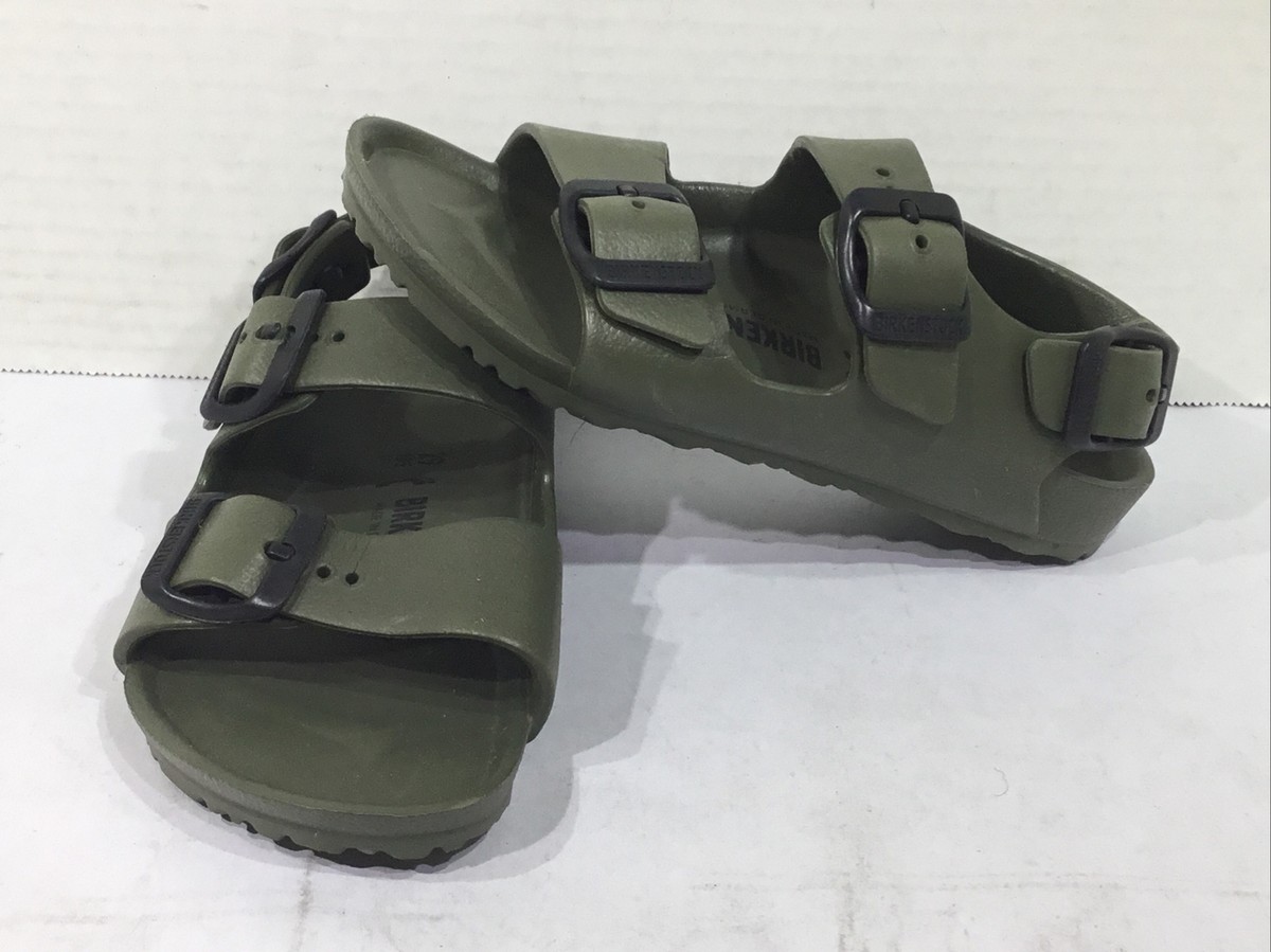 Birkenstock Toddler Size 11 EU 29 Narrow Milano EVA Green Sandals