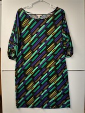 Women’s Banana Republic Multi Color Dress Size Small 3/4 Sleeve