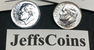 2025 PD Dime Roosevelt UNCIRCULATED via Bank ROLL P D Dimes BU 10
