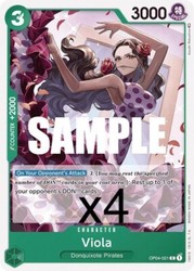 Viola OP04-021 Kingdoms of Intrigue Common One Piece TCG