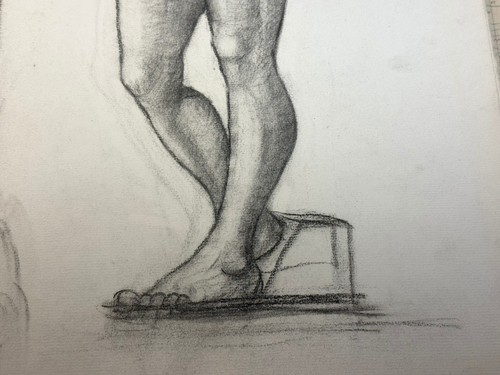 Art Deco Female Nude Sketch by Unidentified Artist - Picture 5 of 10