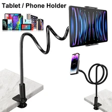 Multi-Angle Floor Stand for Tablets & Phones - Holder for iPad/iPhone/Samsung