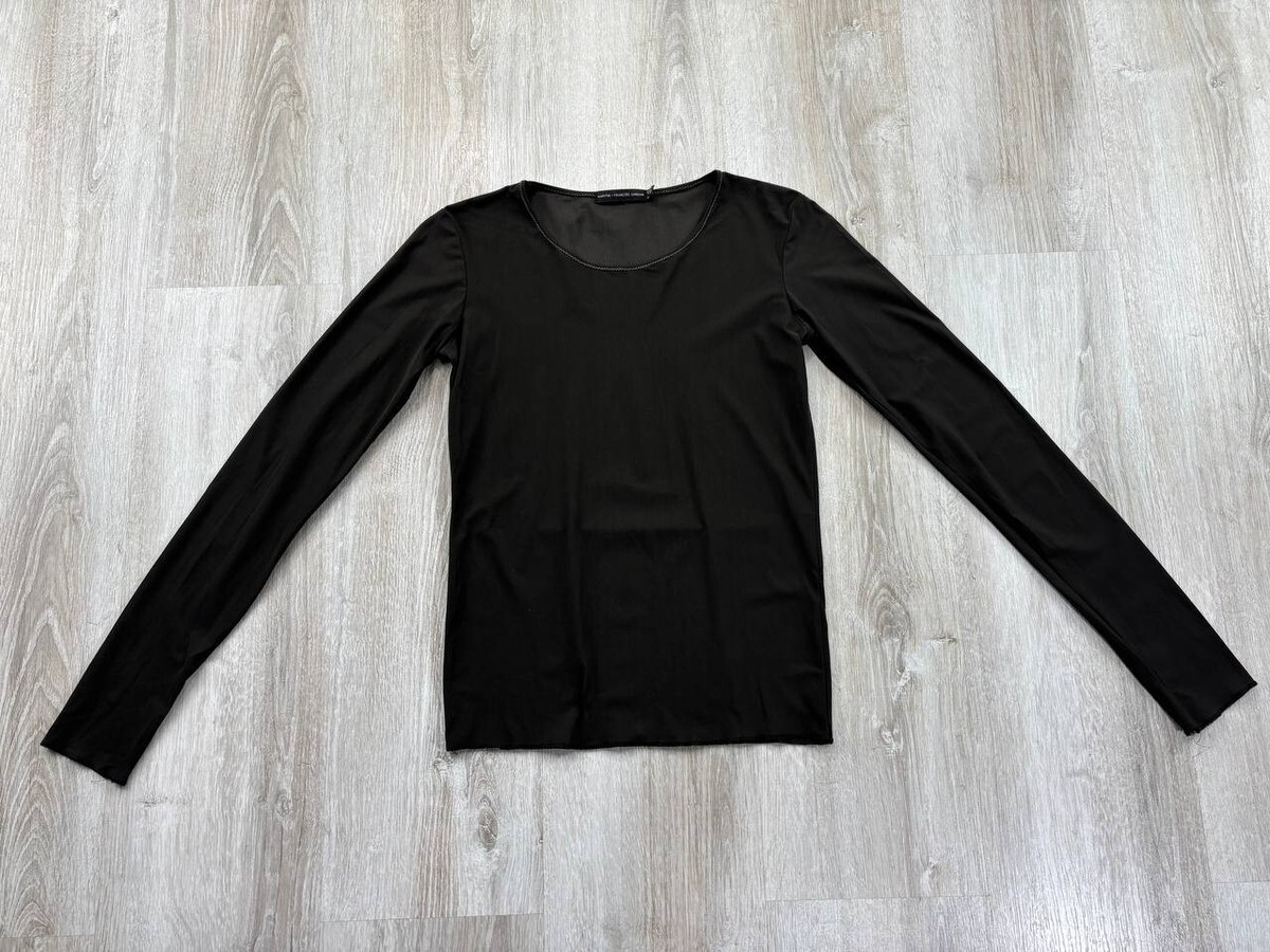 Womens long sleeve Marithe Francois Girbaud Size 6 Color Gray | eBay