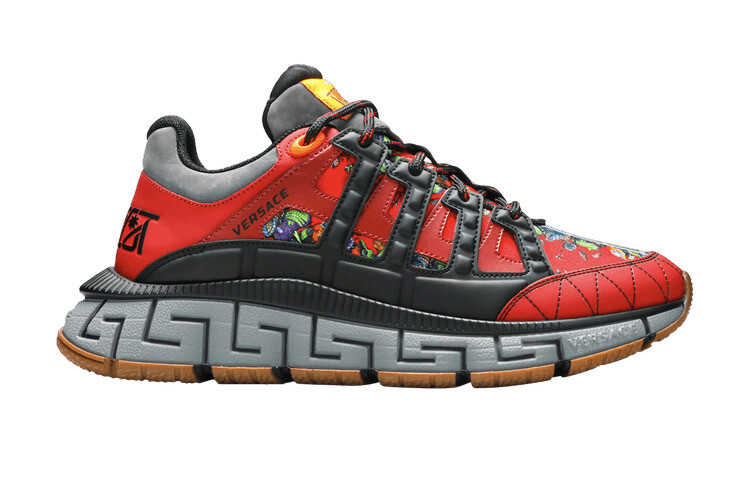 Size 9 - Versace Trigreca Low Top Red 