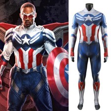 Falcon Cosplay Jumpsuit Captain America Bodysuit Costume Adult Kids Halloween
