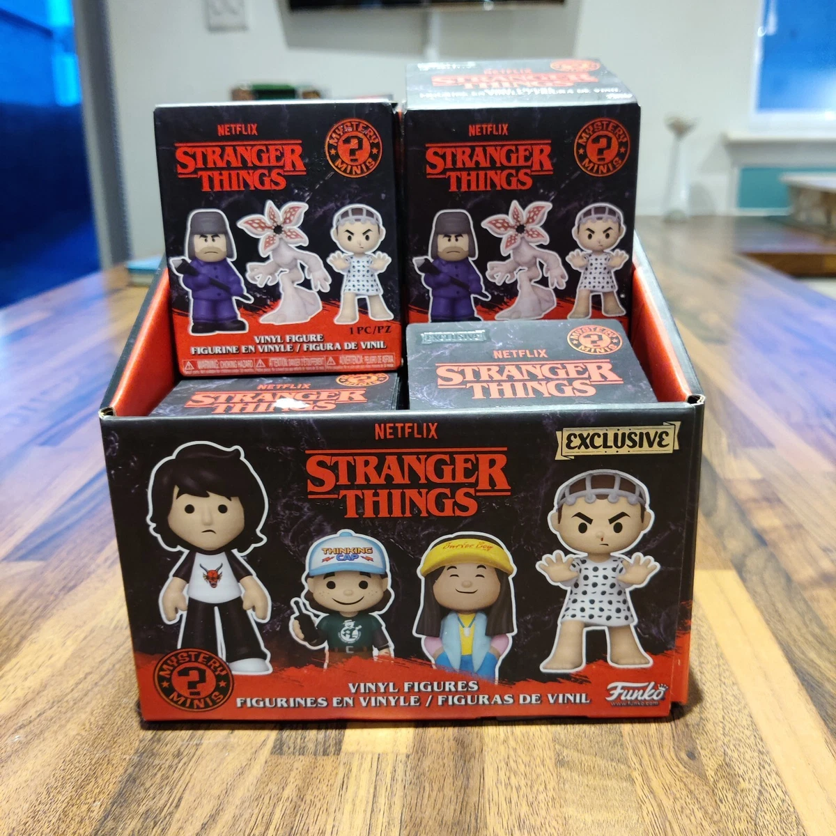 Stranger Things Mystery Box Stranger Things Funko Mystery Minis Display box with x10 empty figure boxes | eBay