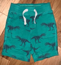 GAP BABY BOYS GREEN DINOSAUR SWEAT SHORTS SIZE 18-24M EXCELLENT COND LD7