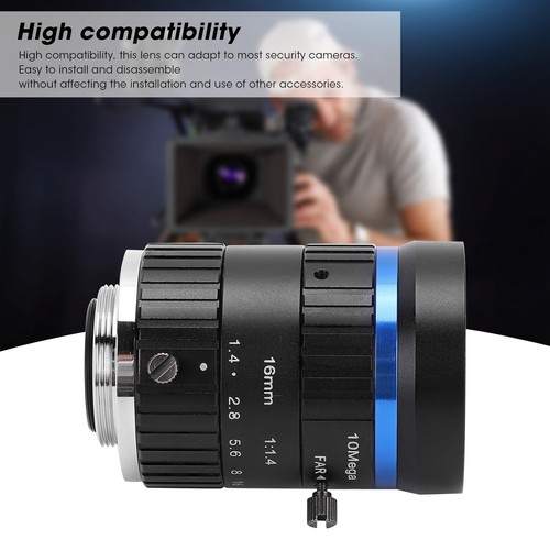 10MP HD Lens C Mount Camera Lens With Low Distortion/Manual Zoom Iris Focus For - Picture 23 of 23