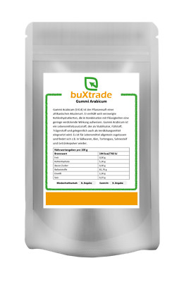 500g | Gummi Arabicum | Gummar Ballaststoff | spühgetrocknetes Pulver |