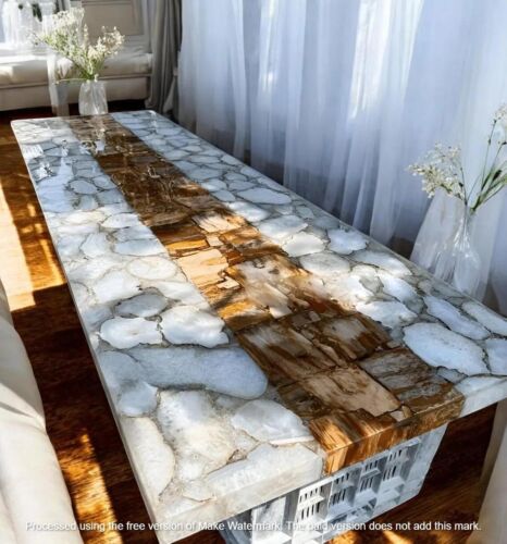 Buy Natural Quartz Agate Stone Countertops, Slabs & Coffee Table Tops – Elegant - Picture 4 of 8