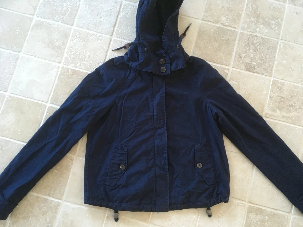 WOMENS ESPRIT LIVED IN AND LOVED JACKET COAT SIZE 8 COTTON