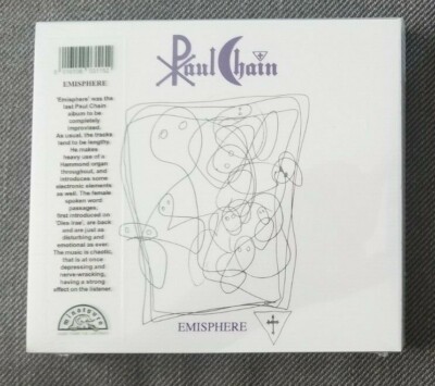 Paul Chain Emisphere 2CD New/Mint Remastered Edition