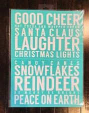 New Chalk Couture Transfer - Good Cheer - 18x24. Size E