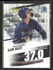 2020 Bowman Chrome #ST-2 Sam Huff Stat Tracker