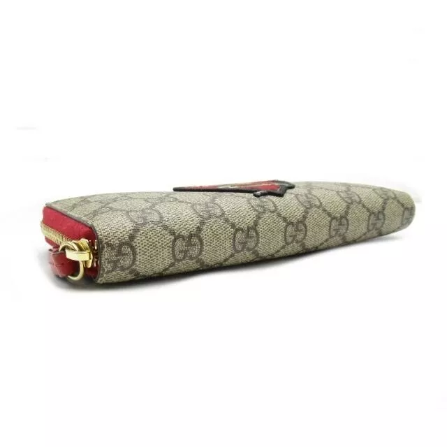 Gucci wallet LONG GG Supreme snake x heart red 11 x 19 x 2.5 cm