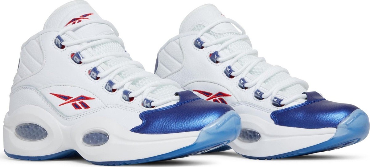 靴 QUESTION MID JS Reebok Question Mid Black & Blue 100033164