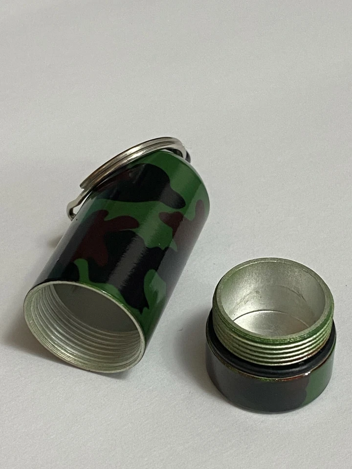 3x Geocaching Camuflaje Bisonte Tubo Geocaché Caché Contenedor Camuflaje Píldora Botella - Imagen 3 de 3
