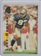 1994 Classic Four Sport Gold Rookie #114 Lake Dawson Notre Dame, Chiefs