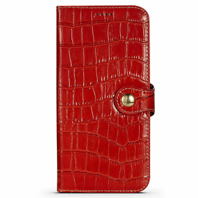 Crocodile Cow Leather Wallet Phone Case For iPhone 11 12 13 14 15 16 XR 7 8 SE
