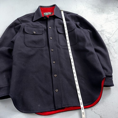 Nordstrom Vintage Northwear Wool Button Lined Navy Jacket Men’s Size Medium - Picture 3 of 15