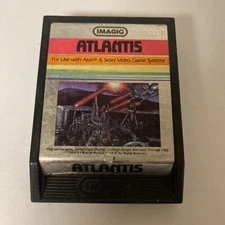 Atlantis ATARI 2600 Video Game Cartridge Only 1982 Tested Imagic