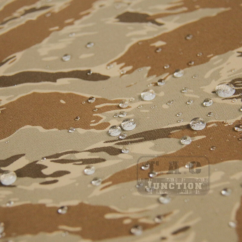 Tessuto idrorepellente 59"W Tiger Stripes 500D Cordura Nylon Ripstop - Immagine 3 di 4