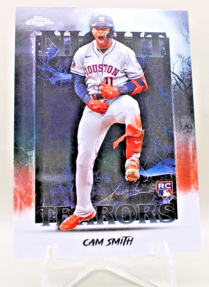 2025 Topps Chrome Update Series - Night Terrors #NT-19 Cam Smith Astros