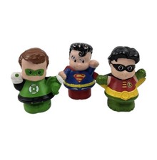Fisher Price Little People DC Comics Superfriends  2.5" Figure Lot 3