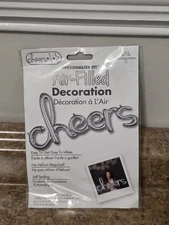 New CHEERS Silver Balloon Kit Birthday Shower Graduation