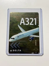 Delta Air Lines Pilot Trading Card 2022, No. 55, Airbus A321 Neo