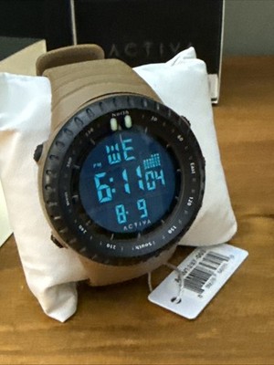 Activa Odyssey X Invicta Men's Digital Watch 53mm Tan ACW1237-003