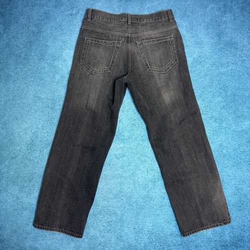 Avirex Jeans Men 34x32 Gray Straight Leg Fits 32x30 Vintage Y2K 100% Cotton - Picture 15 of 17