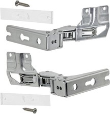 Spares2go Integrated Door Hinge Pair Fits Siemens Fridge Freezer (Top Left, Bot