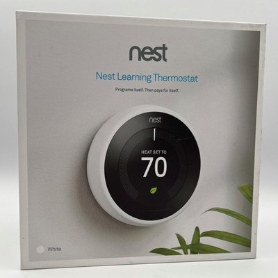 Google Nest Smart Learning Thermostat 3rd Generation White (T3017US) PARTS ONLY