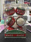 Coca-Cola Vintage 1997 Stained Glass Christmas Light Covers Cavanagh Set of 6