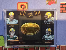 2015 Black Gold Rodgers Lacy Nelson Montgomery Packers Team Symbols 141/149